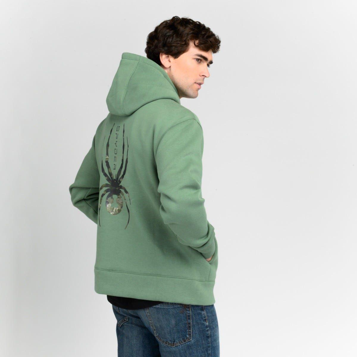 Polerón Entrenamiento Hombre Spyder Hoodie Nordic Verde-1
