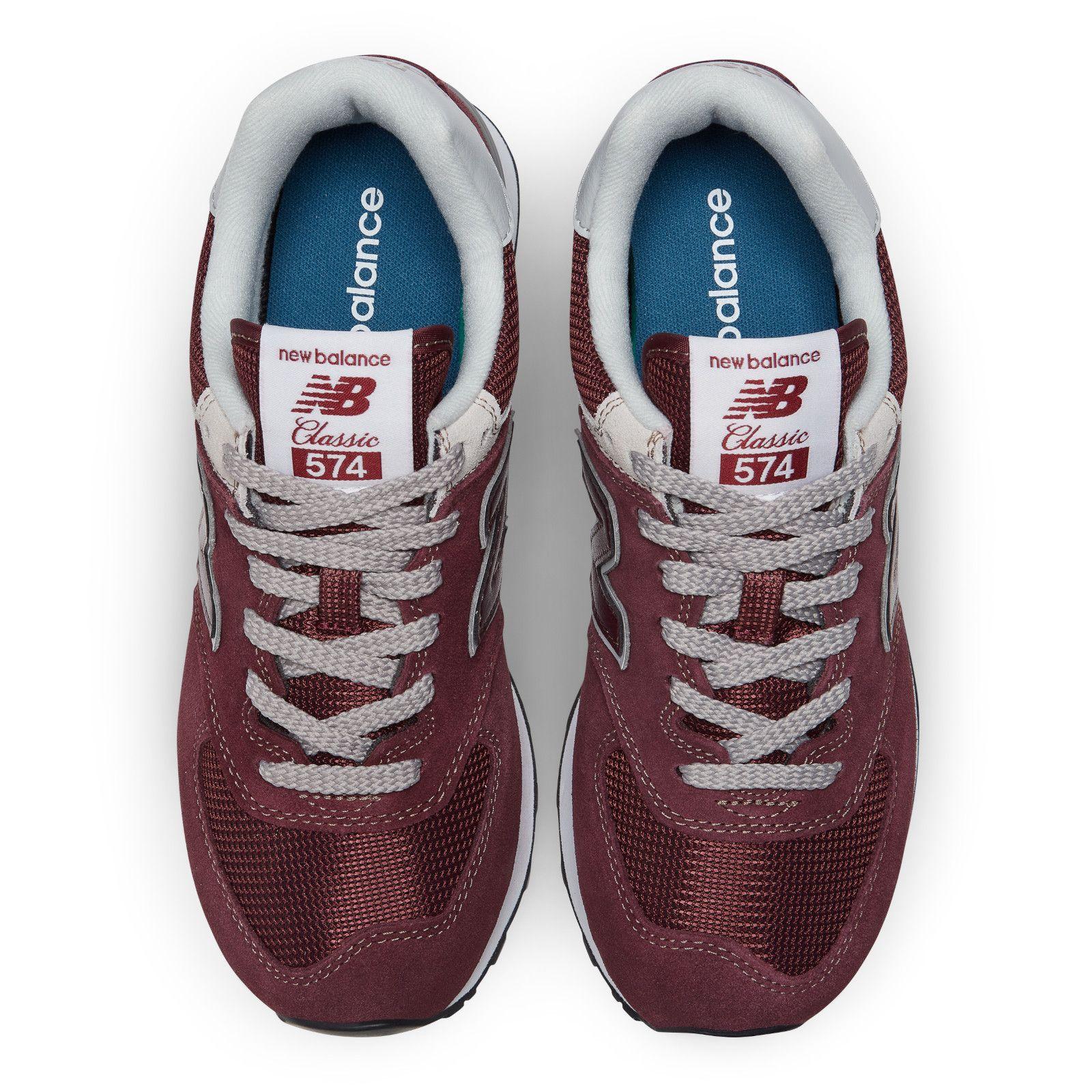 Zapatillas Urbanas Mujer New Balance WL574EVM Burdeo-3