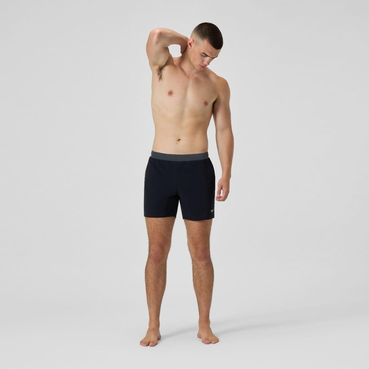 Traje Baño Hombre Speedo Solid Flex Volley 16" Negro-0