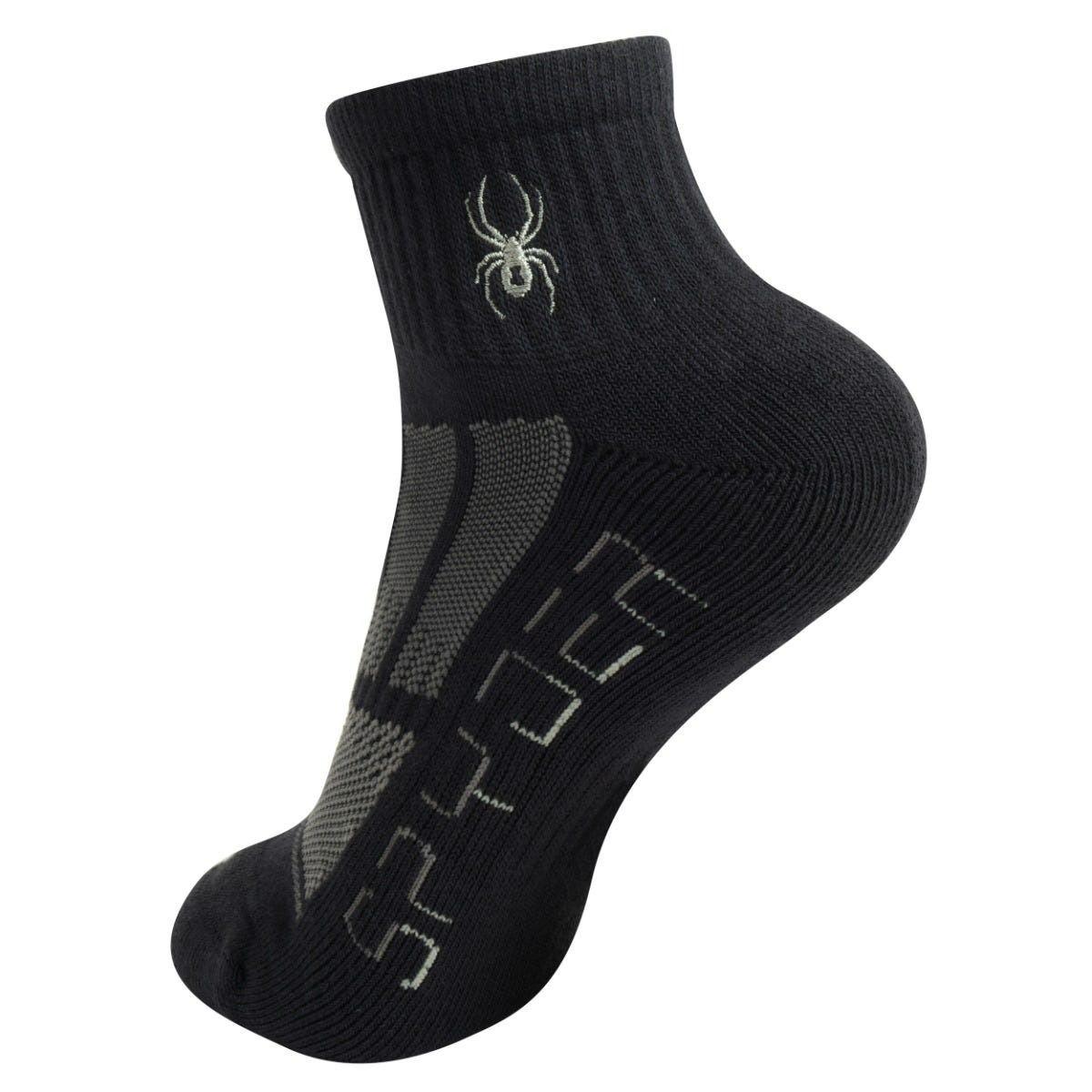 Calcetines 2 Pares Entrenamiento Unisex Spyder Crew Gris-1