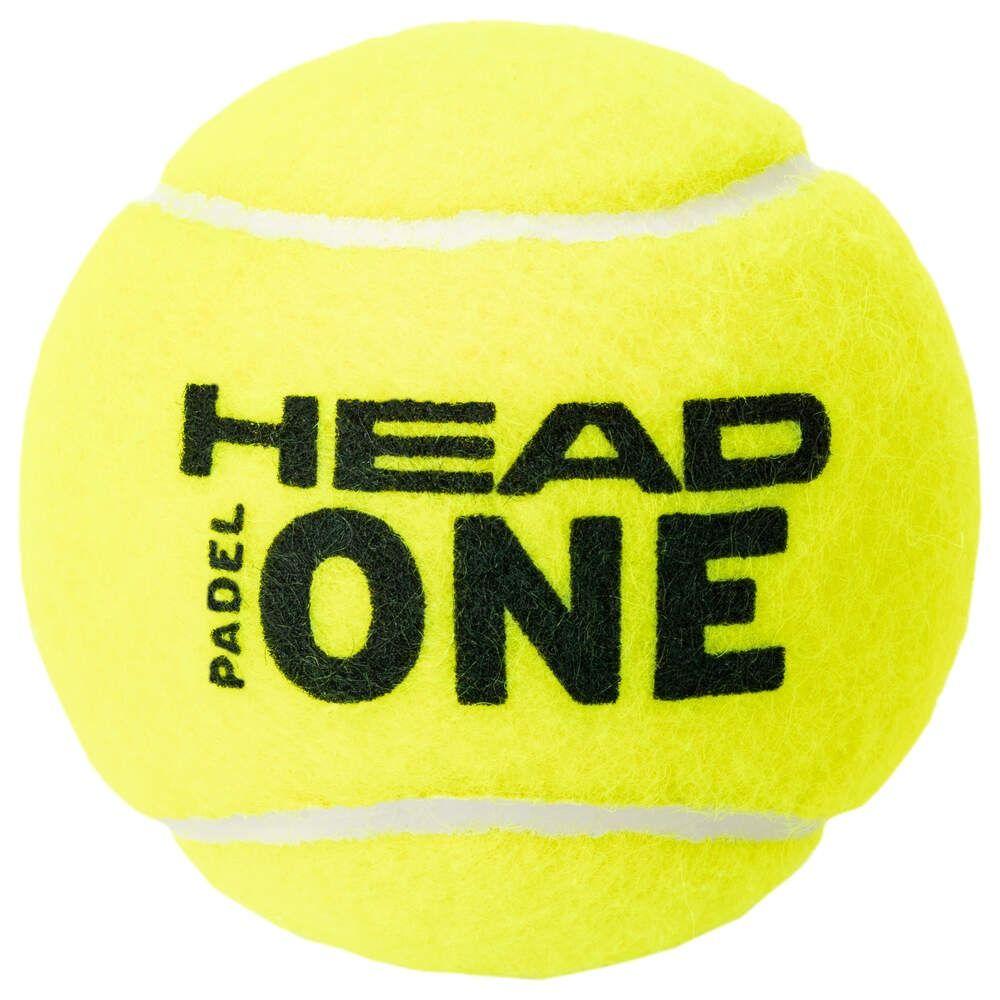 Pelotas Pádel Head Padel One 3B Amarilla-1