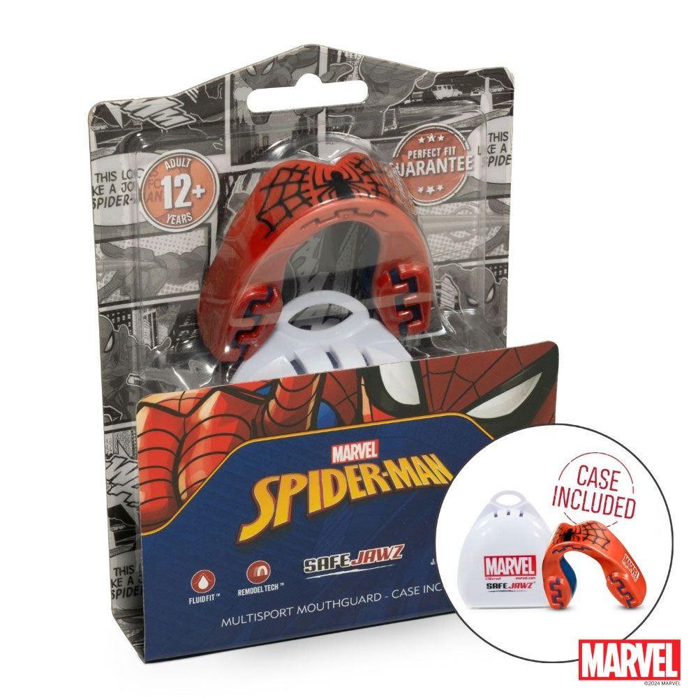 Protector Bucal Hombre Safejawz Marvel Spider Man Rojo-3