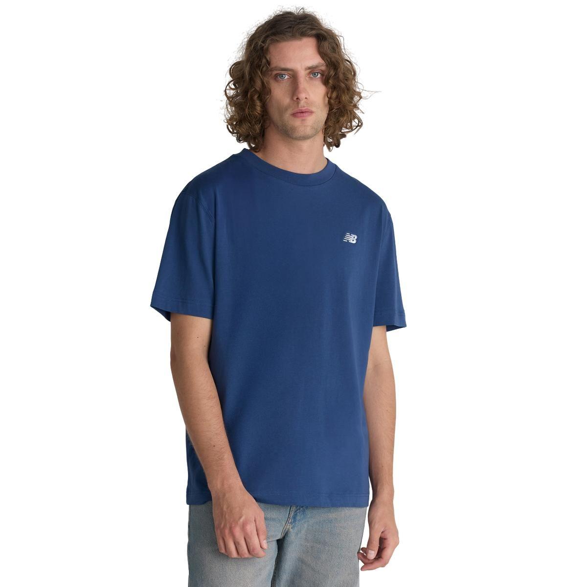 Polera Lifestyle Hombre New Balance Sport Essentials Azul-0