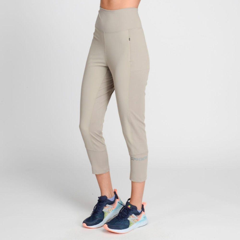 Calza Larga Outdoor Mujer Spyder Outdoor Leggin Beige-2
