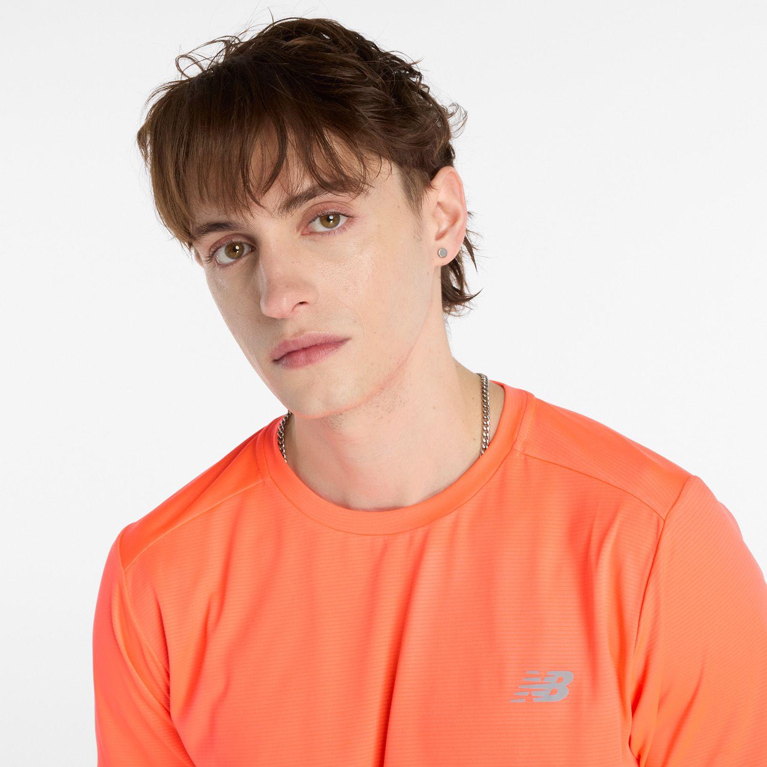 Polera Running Hombre New Balance Sport Essentials Rojo-2