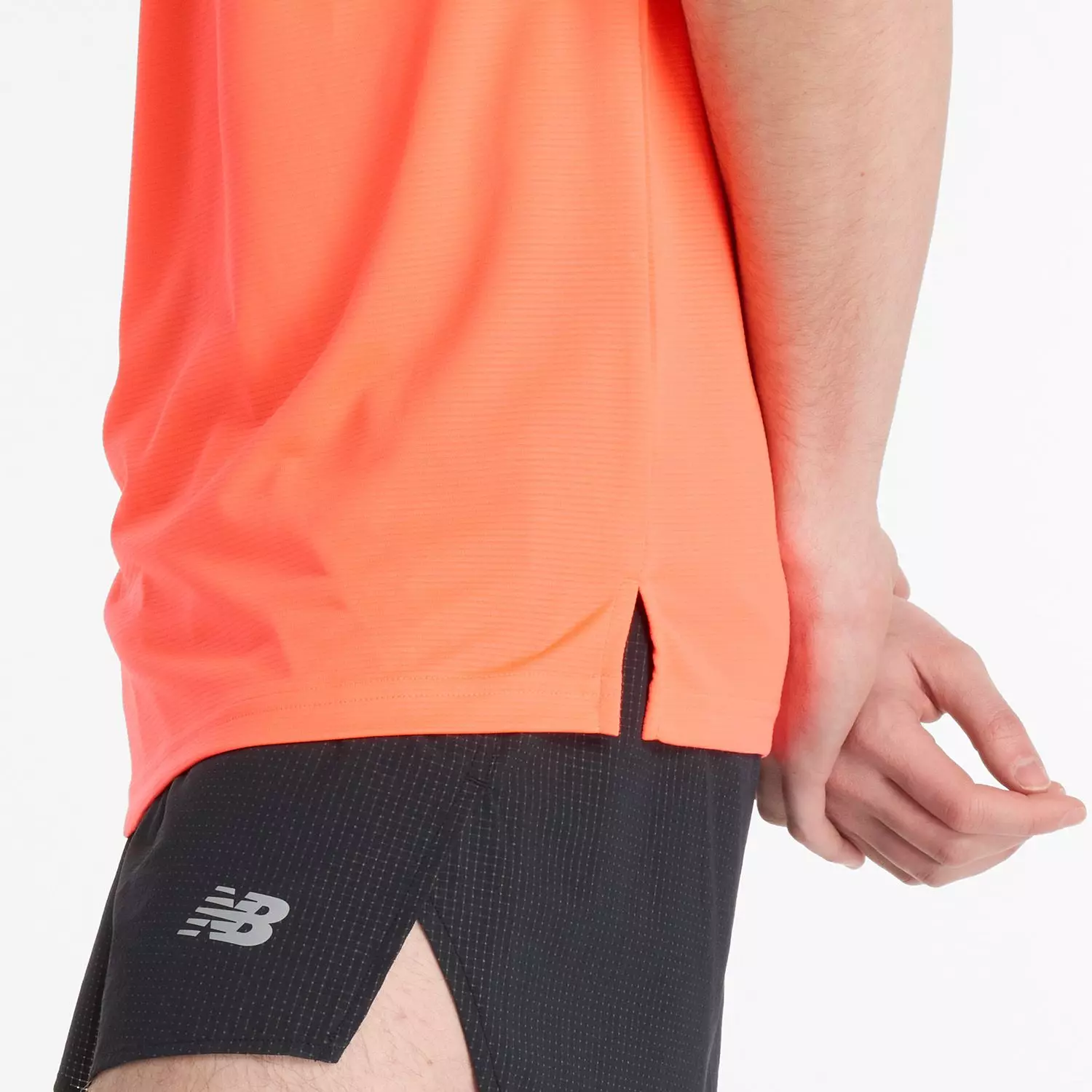Polera Running Hombre New Balance Sport Essentials Rojo-3