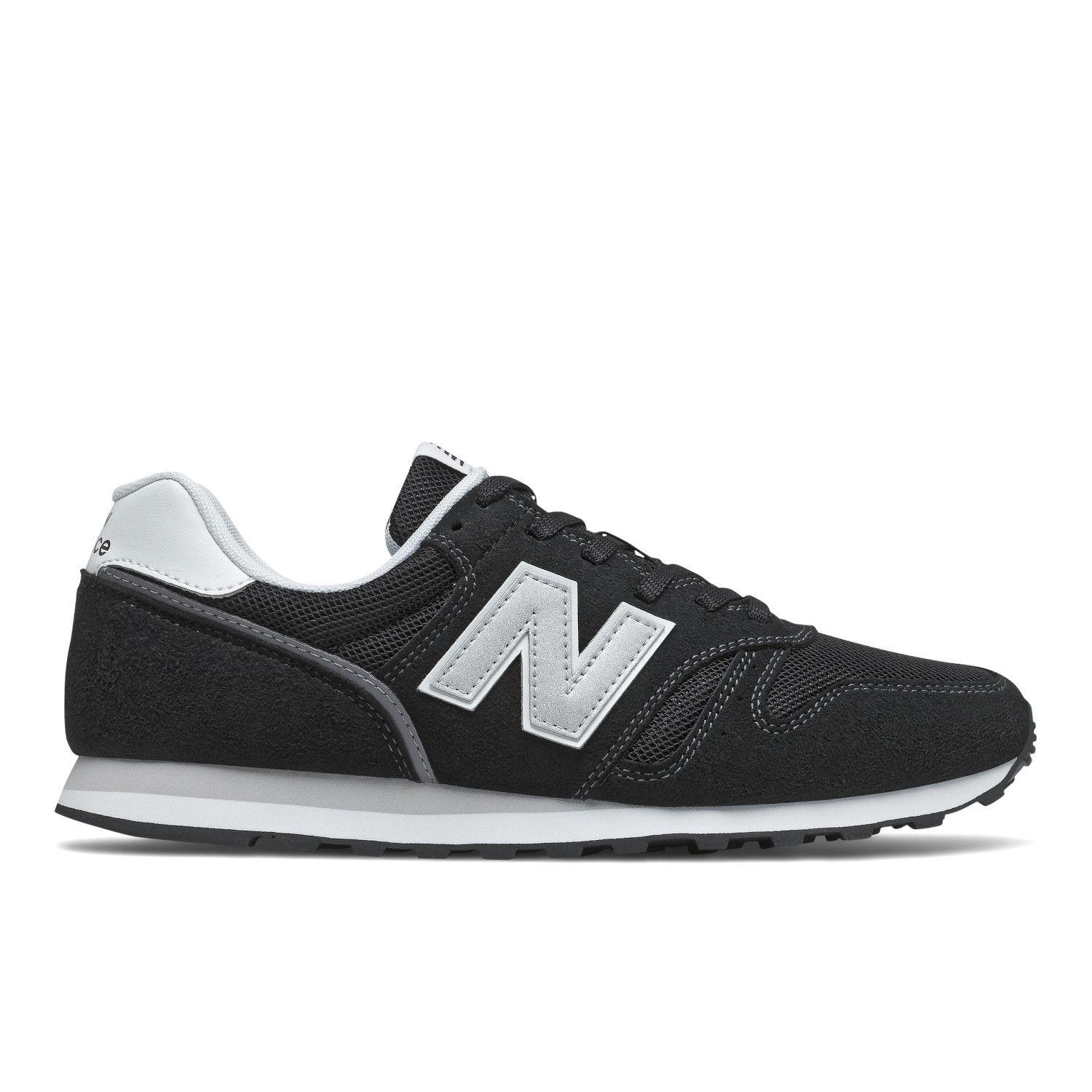 Zapatillas Urbanas Unisex New Balance 373 Negras/Gris-0
