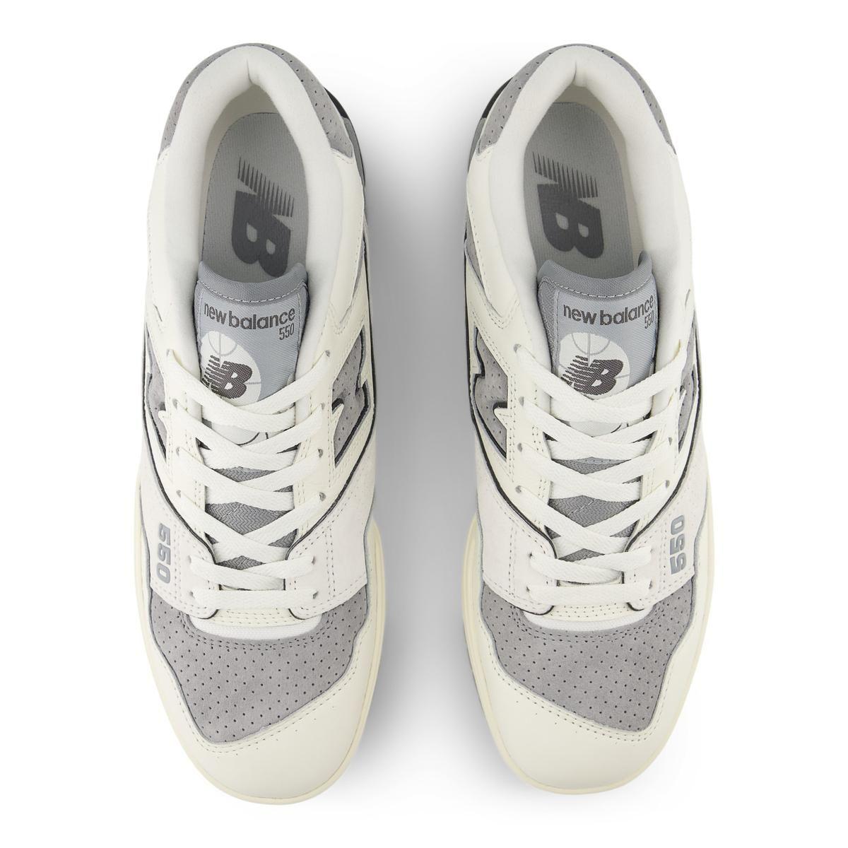 Zapatillas Urbanas Hombre New Balance 550 Blanca/Gris-2