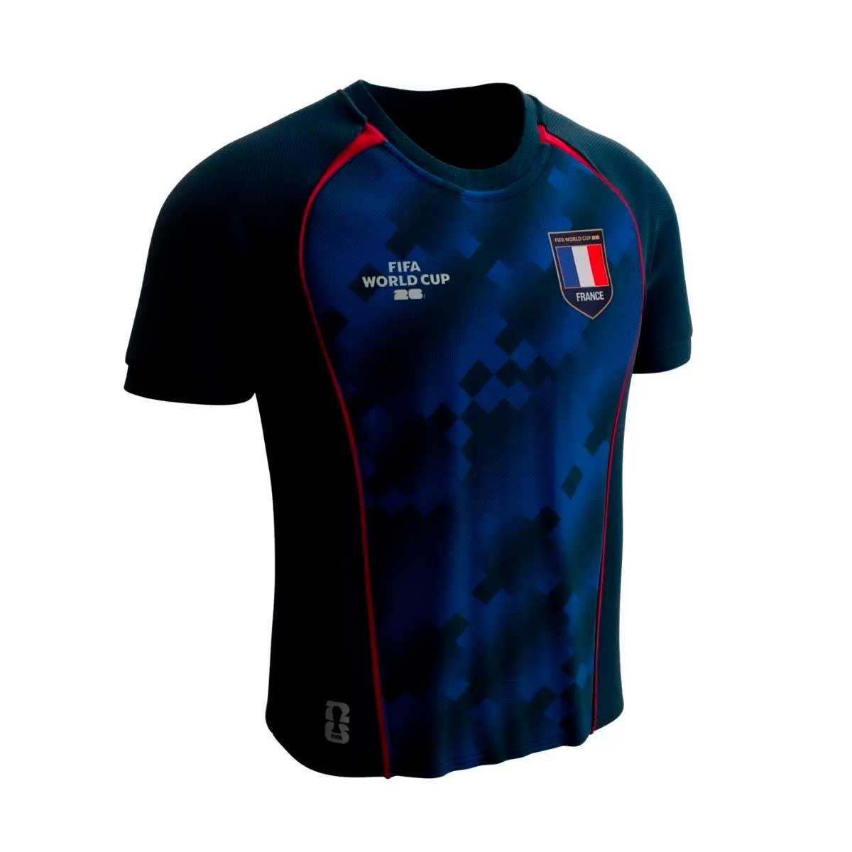 Camiseta Futbol Niños Fexpro fifa fanwear ROTW Francia azul-1