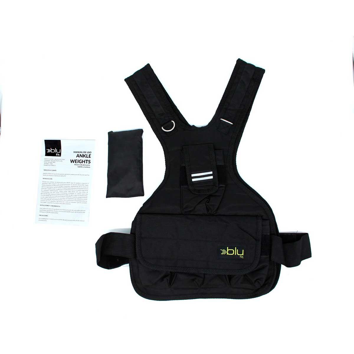 Chaleco De Peso Ajustable Fitness Blu Fit 5K-2