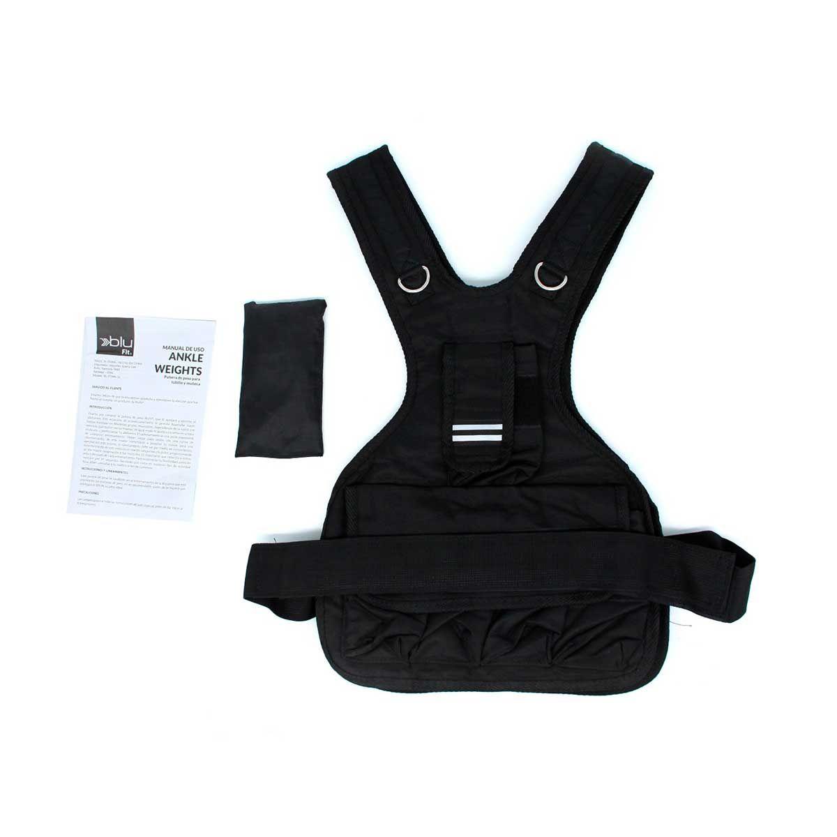 Chaleco De Peso Ajustable Fitness Blu Fit 5K-3