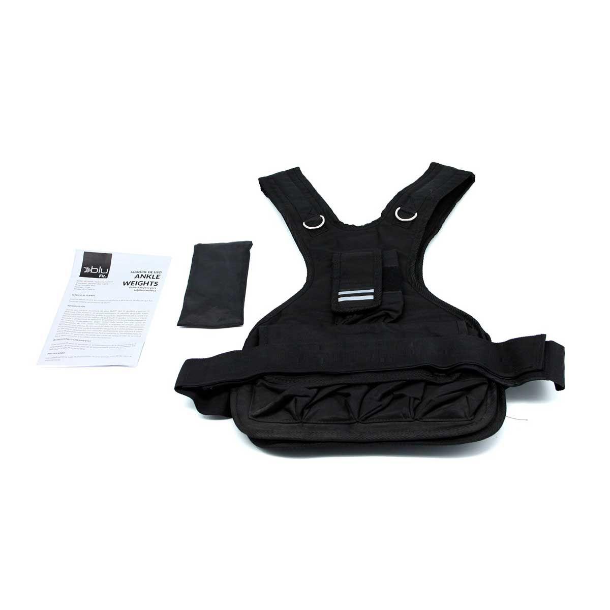 Chaleco De Peso Ajustable Fitness Blu Fit 5K-4