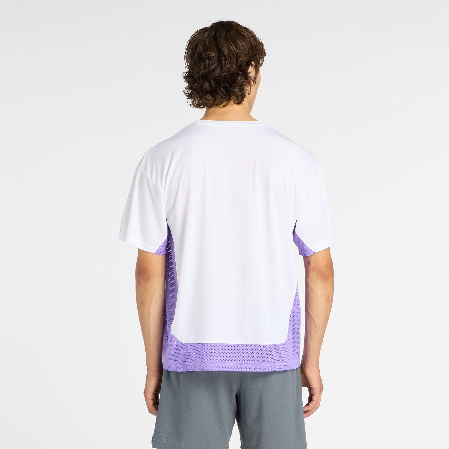 Polera Running Hombre New Balance Fast Days T-shirt Blanca-2