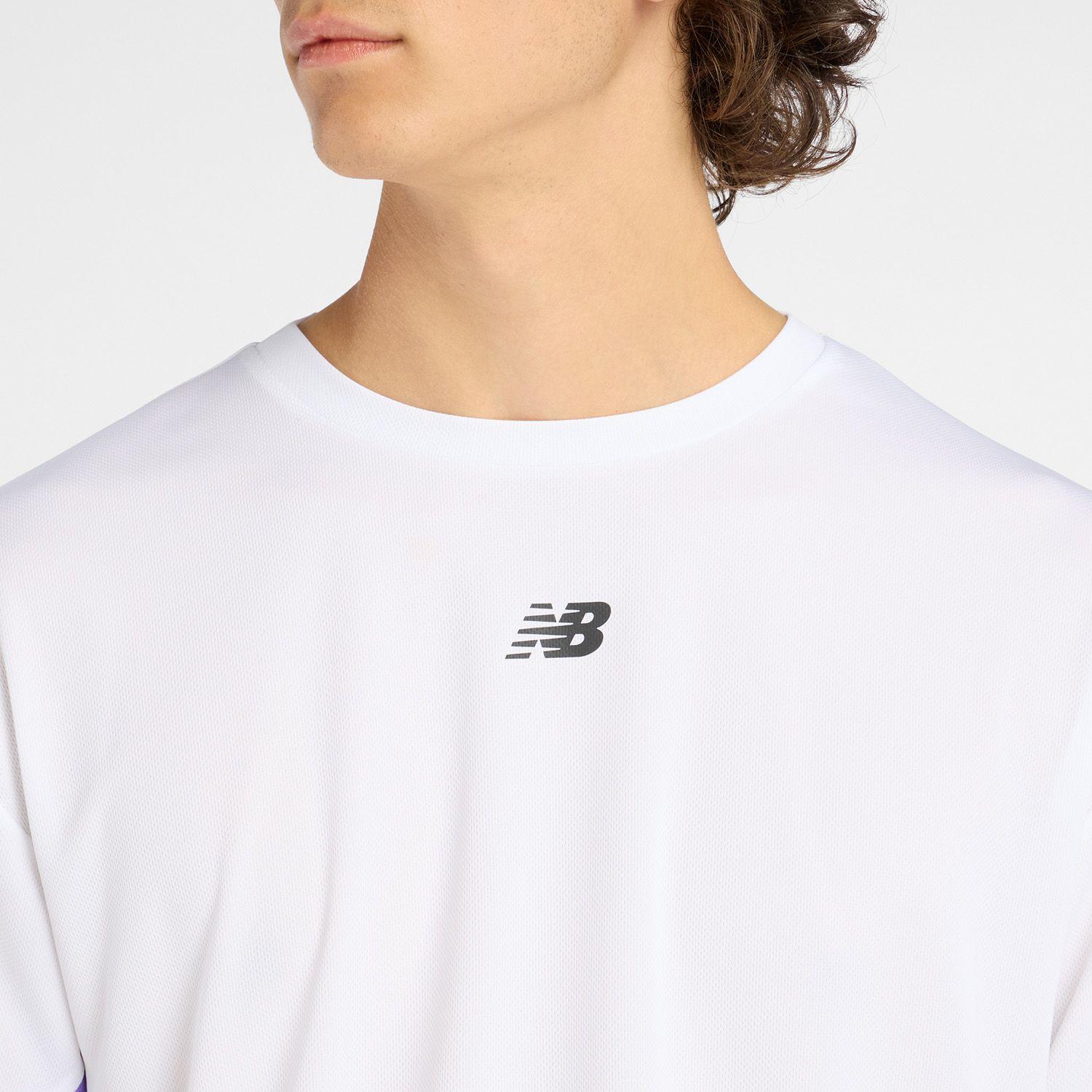 Polera Running Hombre New Balance Fast Days T-shirt Blanca-3