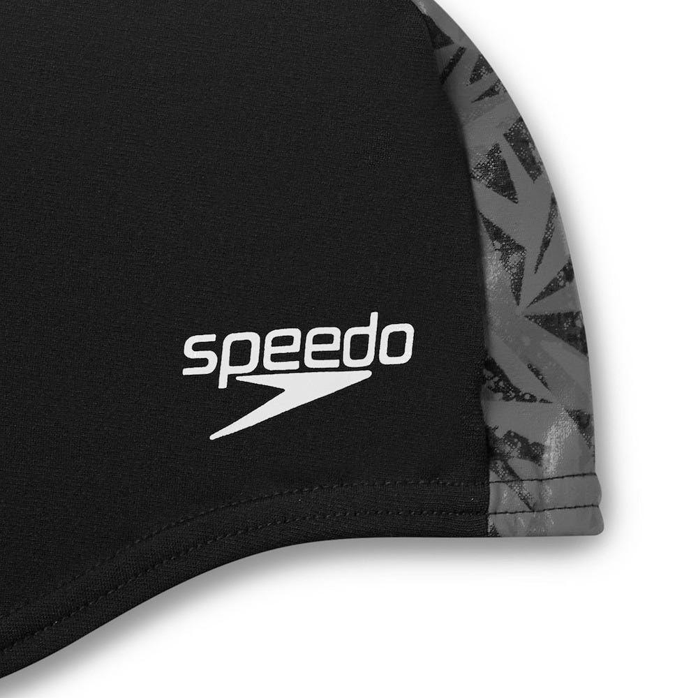 Gorro Natación Unisex Speedo Boom Endurance + Negro/Gris-2