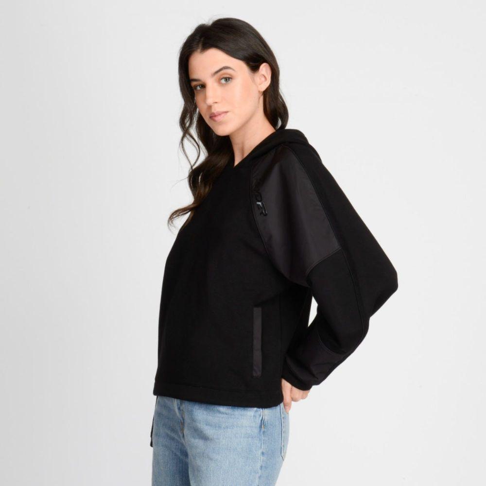 Polerón Lifestyle Mujer Spyder Hoodie Negro-2