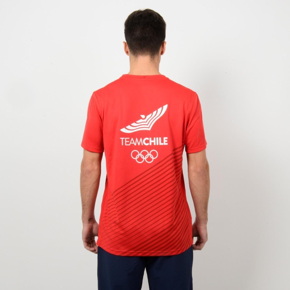 Polera Running Hombre Sparta Team Chile Roja-2