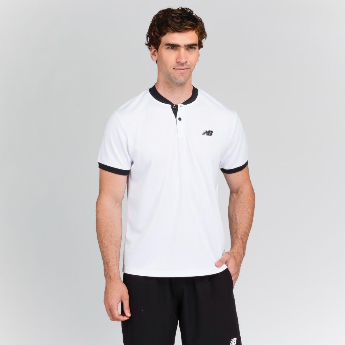 Polera Tenis Hombre New Balance Blanca-0