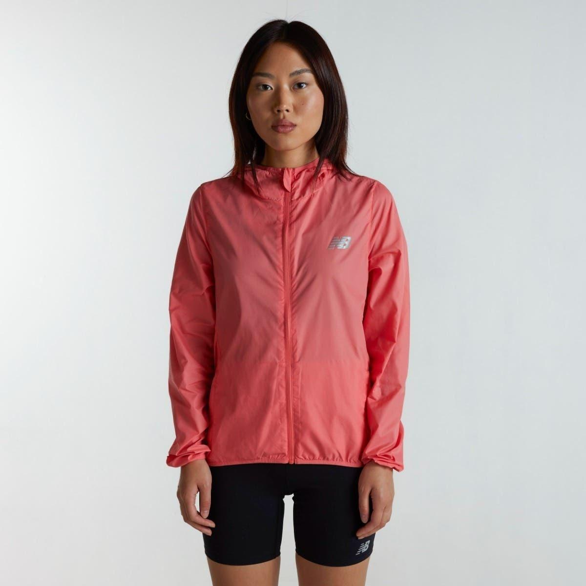 Cortavientos Running Mujer New Balance Packable Rosado-2