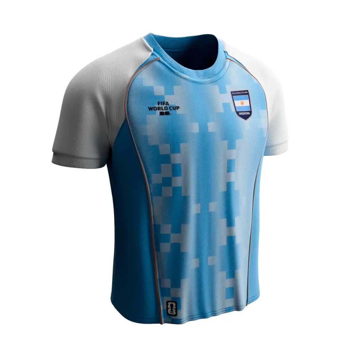 Camiseta Futbol Niños Fexpro fifa fanwear ROTW Argentina-1