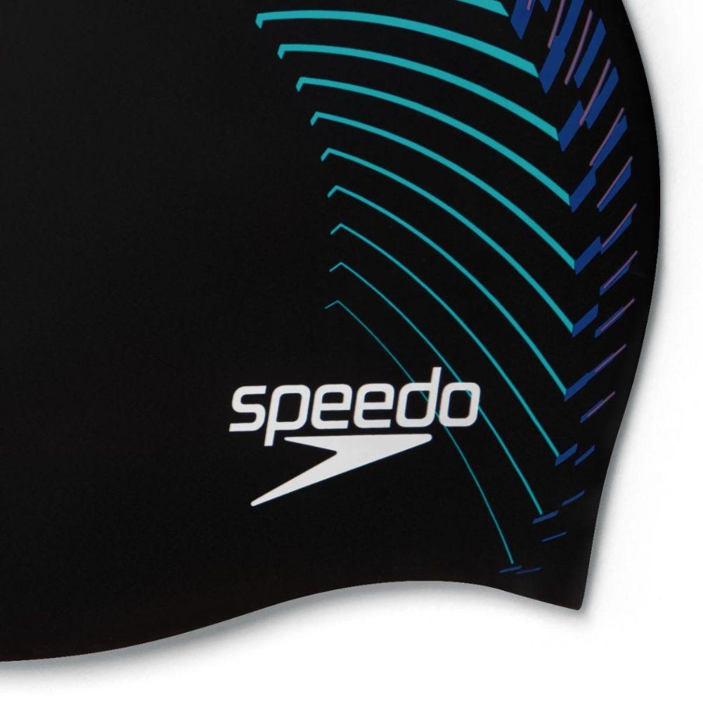 Gorro Reversible Natación Unisex Moulded Silicone Cap Negro-5