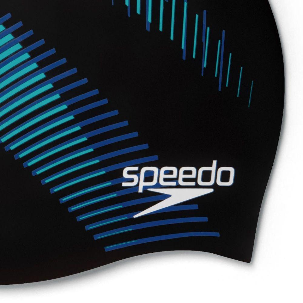 Gorro Reversible Natación Unisex Moulded Silicone Cap Negro-10