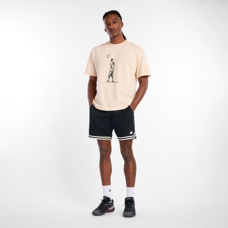 Polera Lifestyle Hombre New Balance Graphic Beige-3