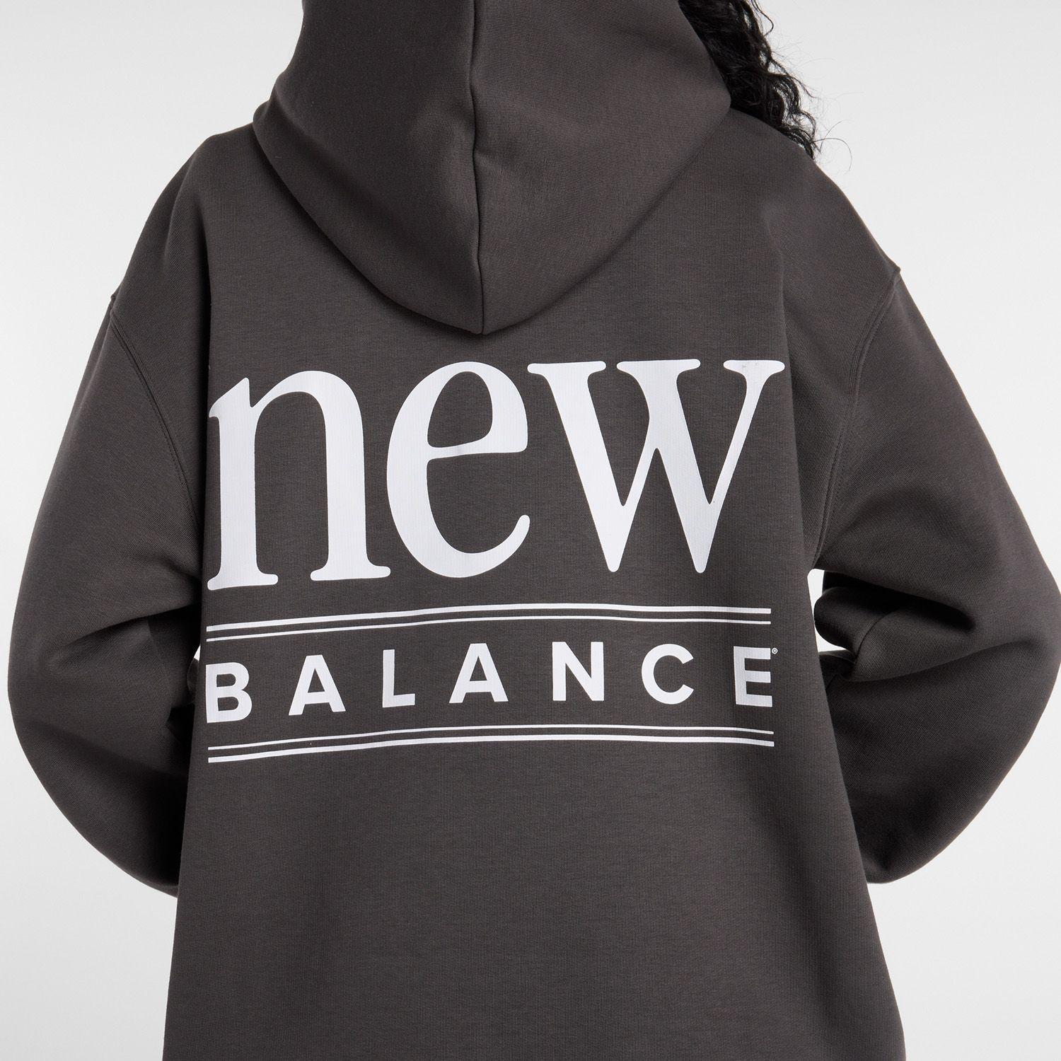 Polerón Lifestyle Mujer New Balance Reimagined Fleece Negro-4