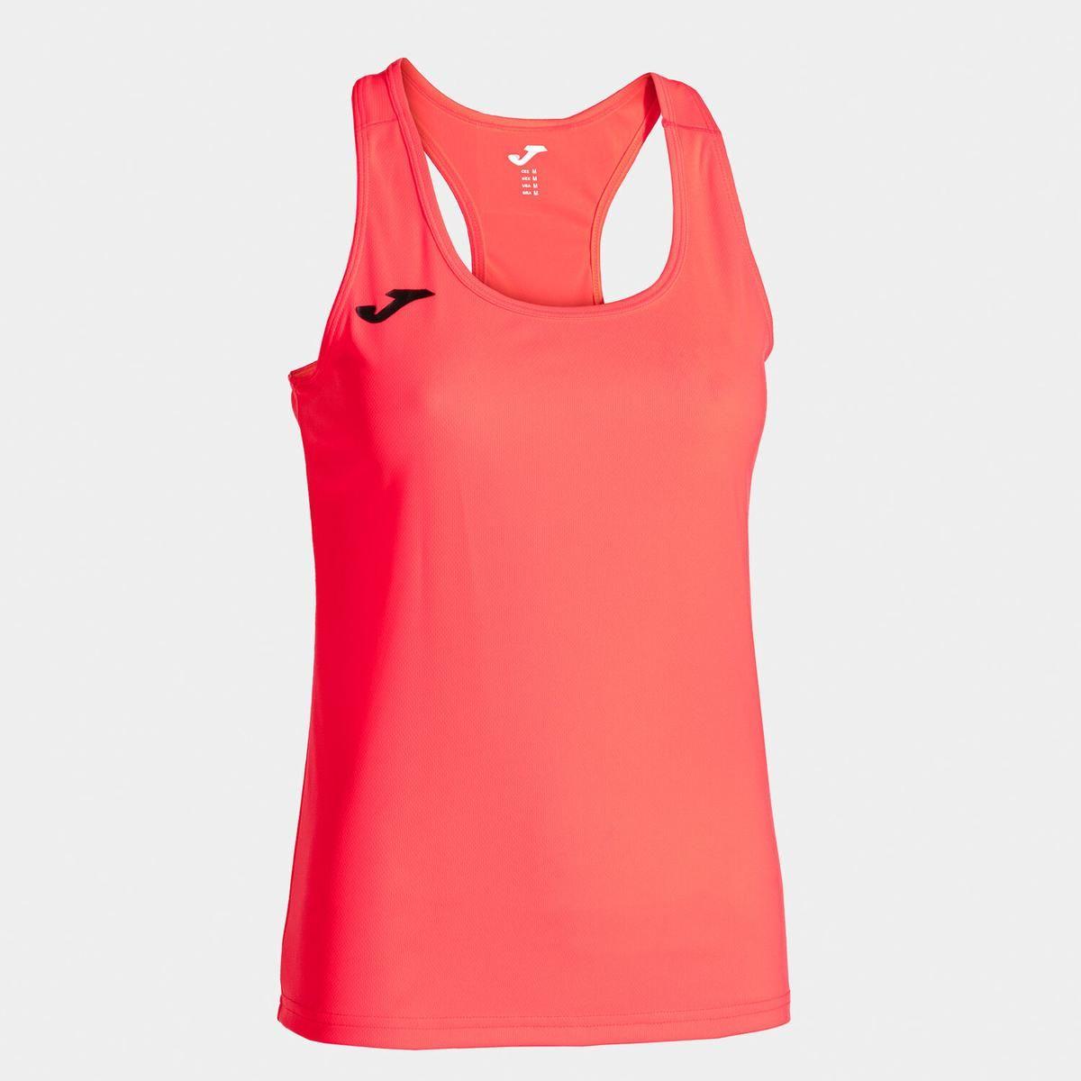 Polera Sin Mangas Entrenamiento Mujer Joma Siena II Naranja-2