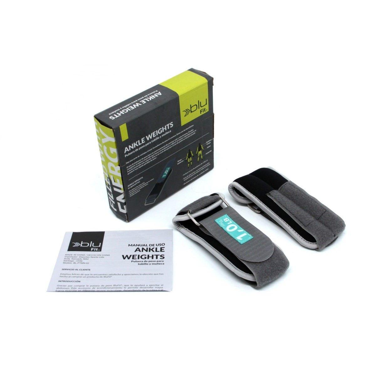 BLU FIT PESO TOBILLO MUNECA NEOPREN 2 LIBRAS-1