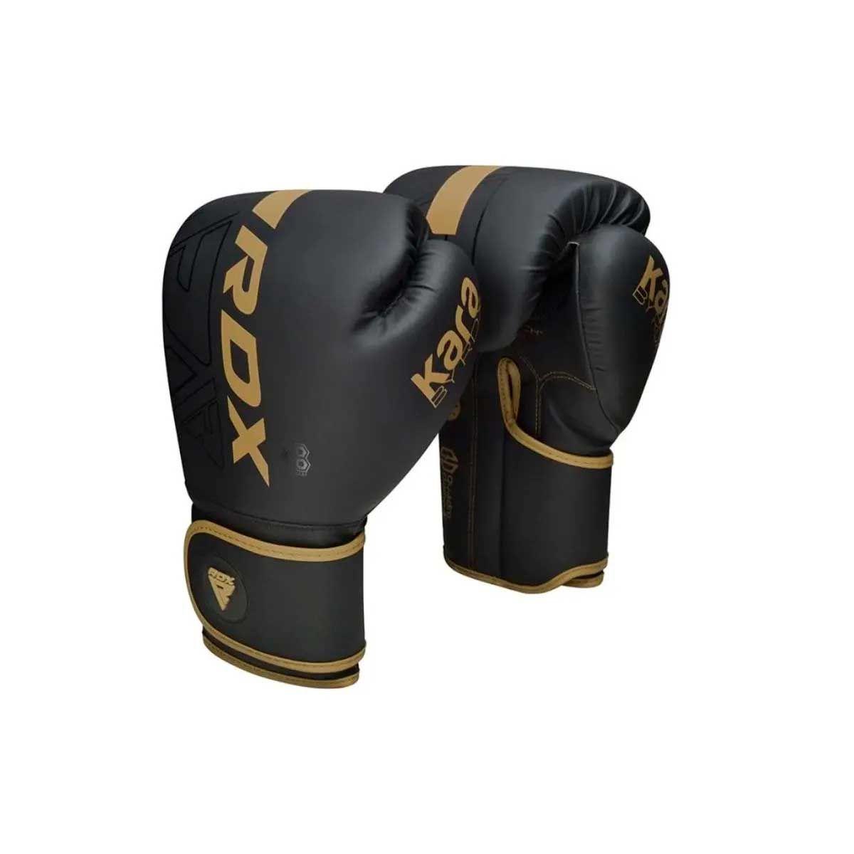Guantes Boxeo RDX F6 Kara Negro 16 oz-1
