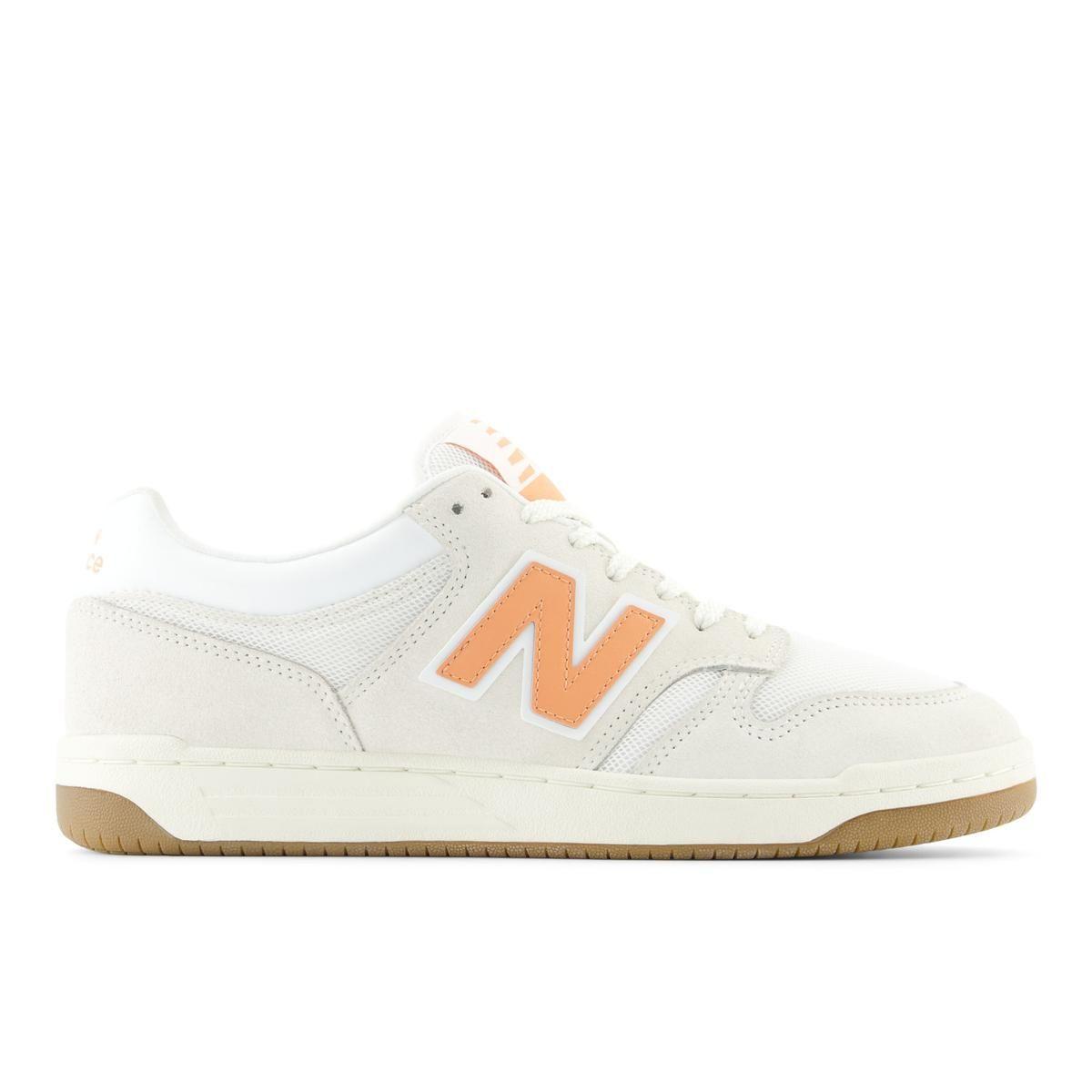 Zapatillas Urbanas Unisex New Balance 480 Blanca/Naranjo-0