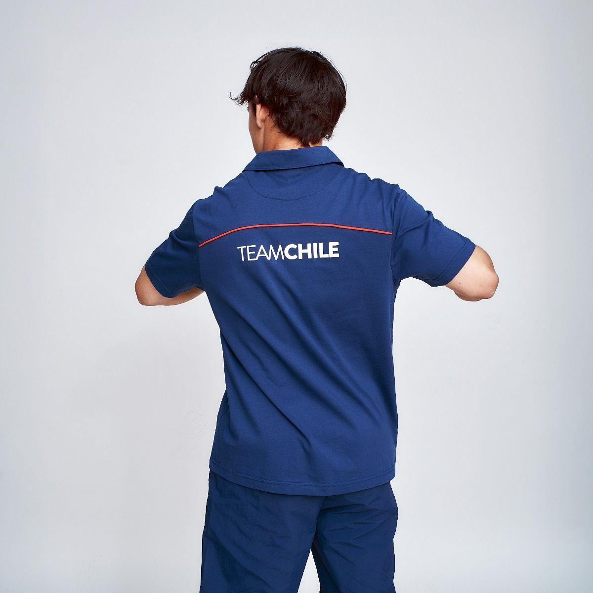 Polera Hombre Sparta Team Chile Azul-3