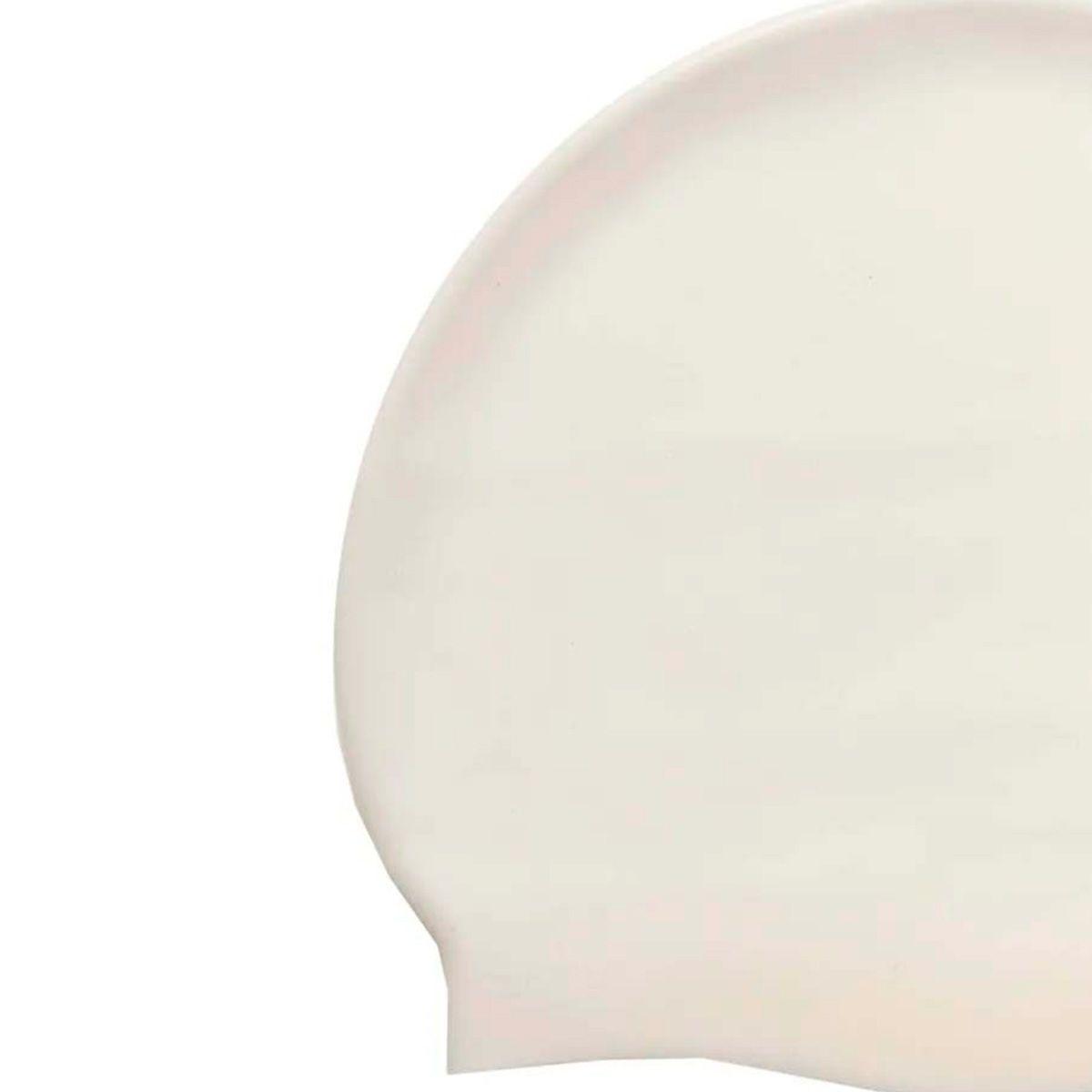 Gorro Natación Speedo Plain Flat Silicon Blanco-2