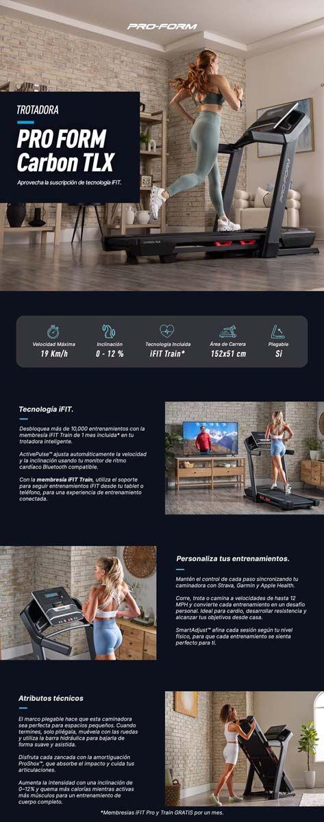 Trotadora Pro Form Carbon TLX-4