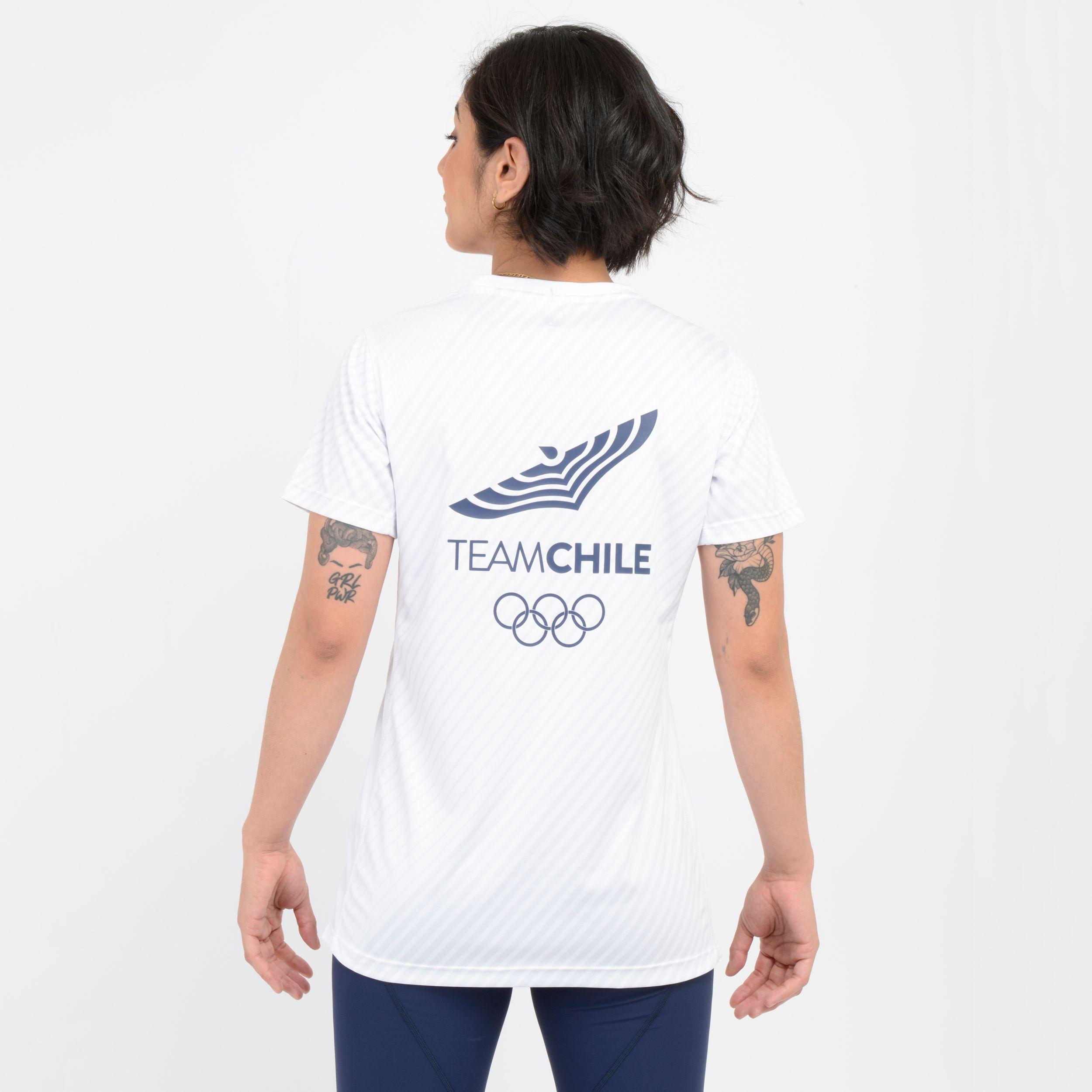 Polera Mujer New Balance Team Chile Blanco-1