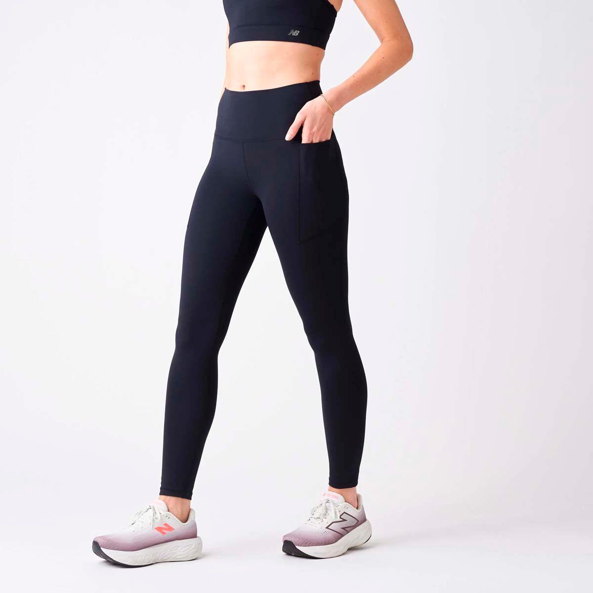 Calza Running Mujer New Balance Harmony High Rise 25'' Negra-2