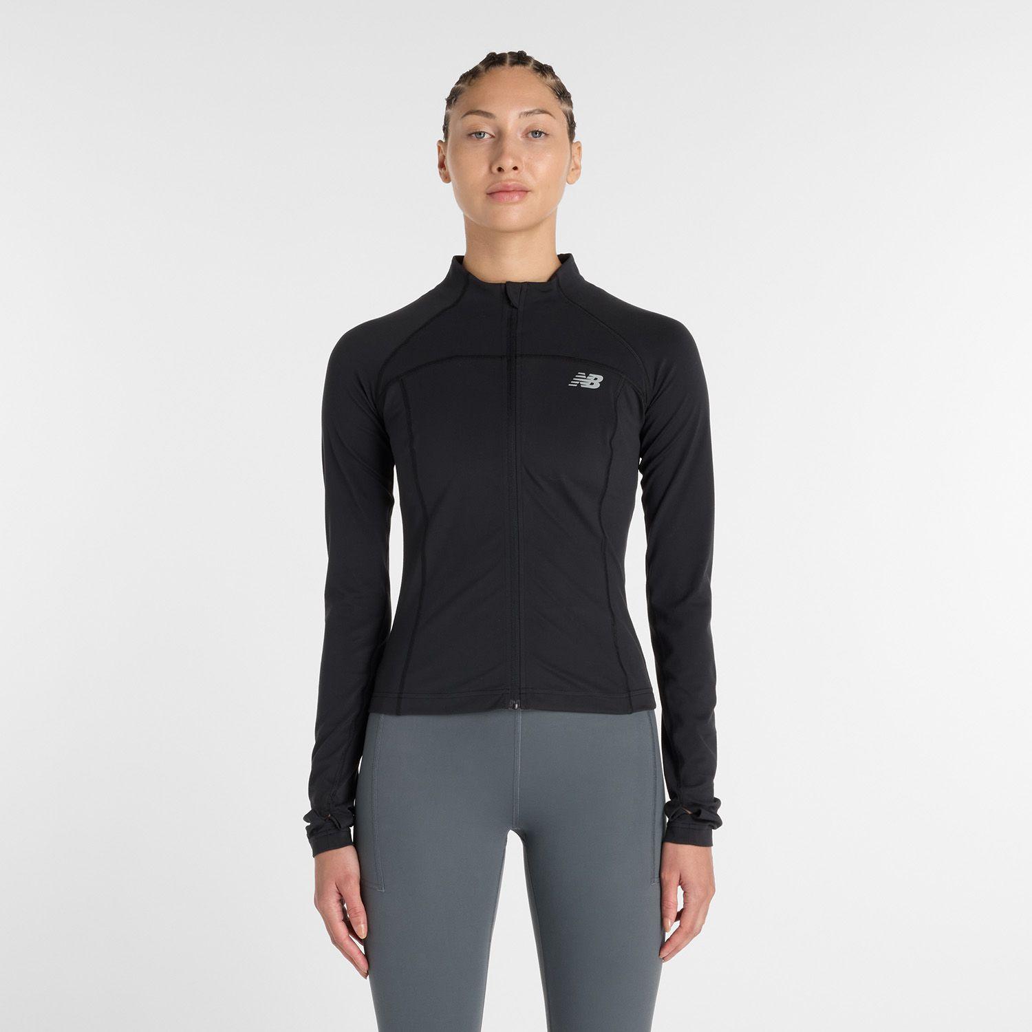 Polerón Running Mujer New Balance Harmony Fitted Full Negro-0
