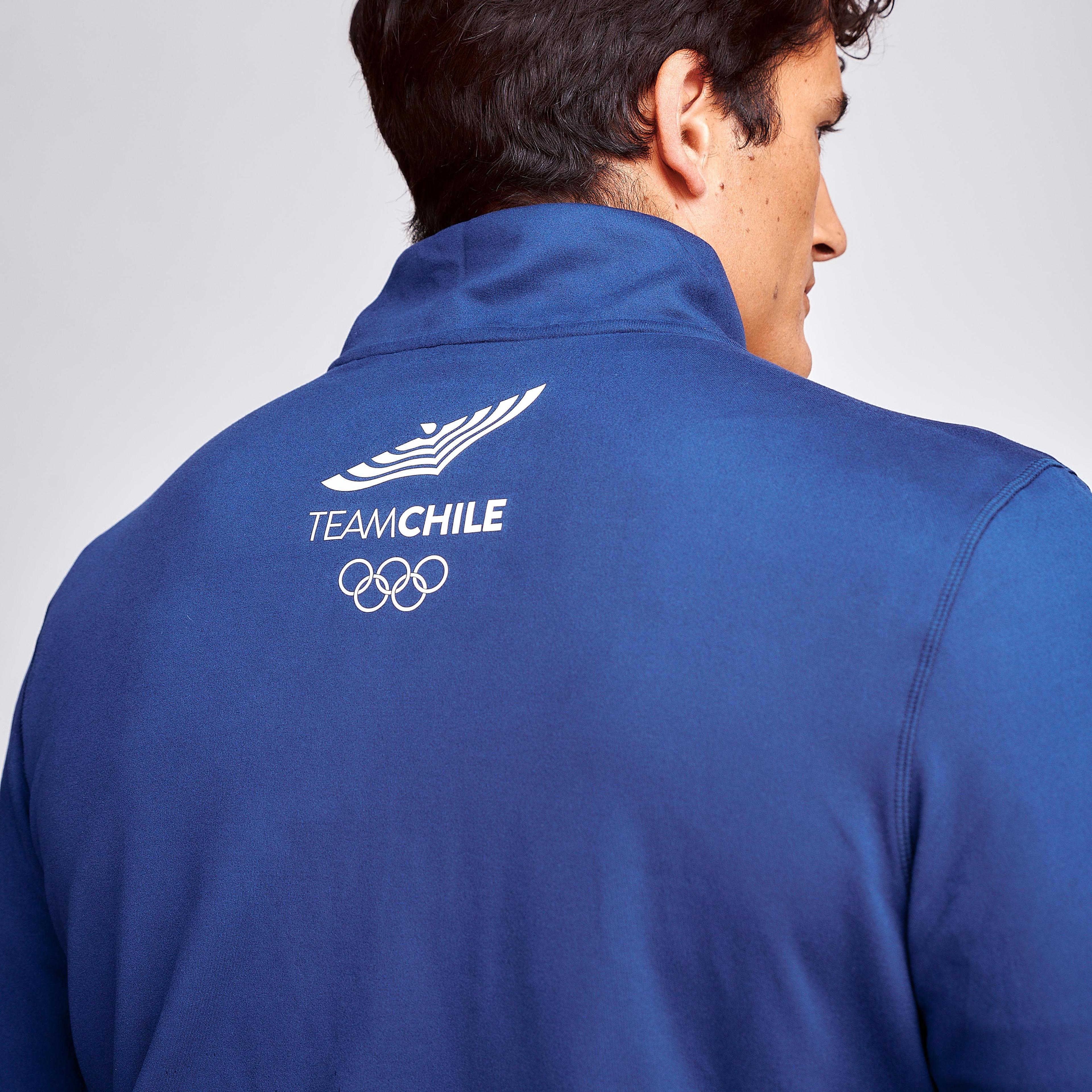 Polerón Entrenamiento Hombre Sparta Team Chile Quarter Zip-6