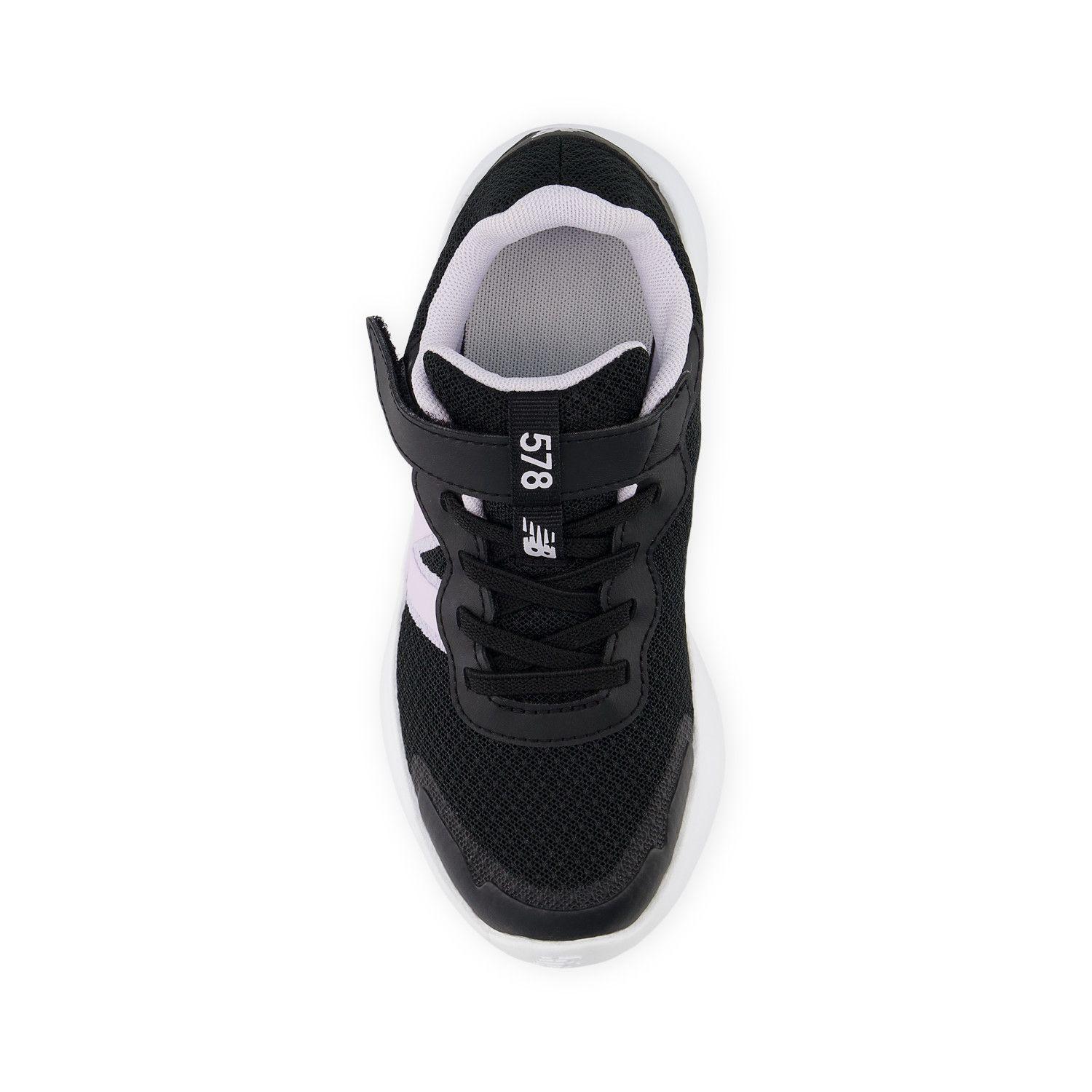 Zapatillas Running Niños New Balance 578 Negras/Rosa Claro-2