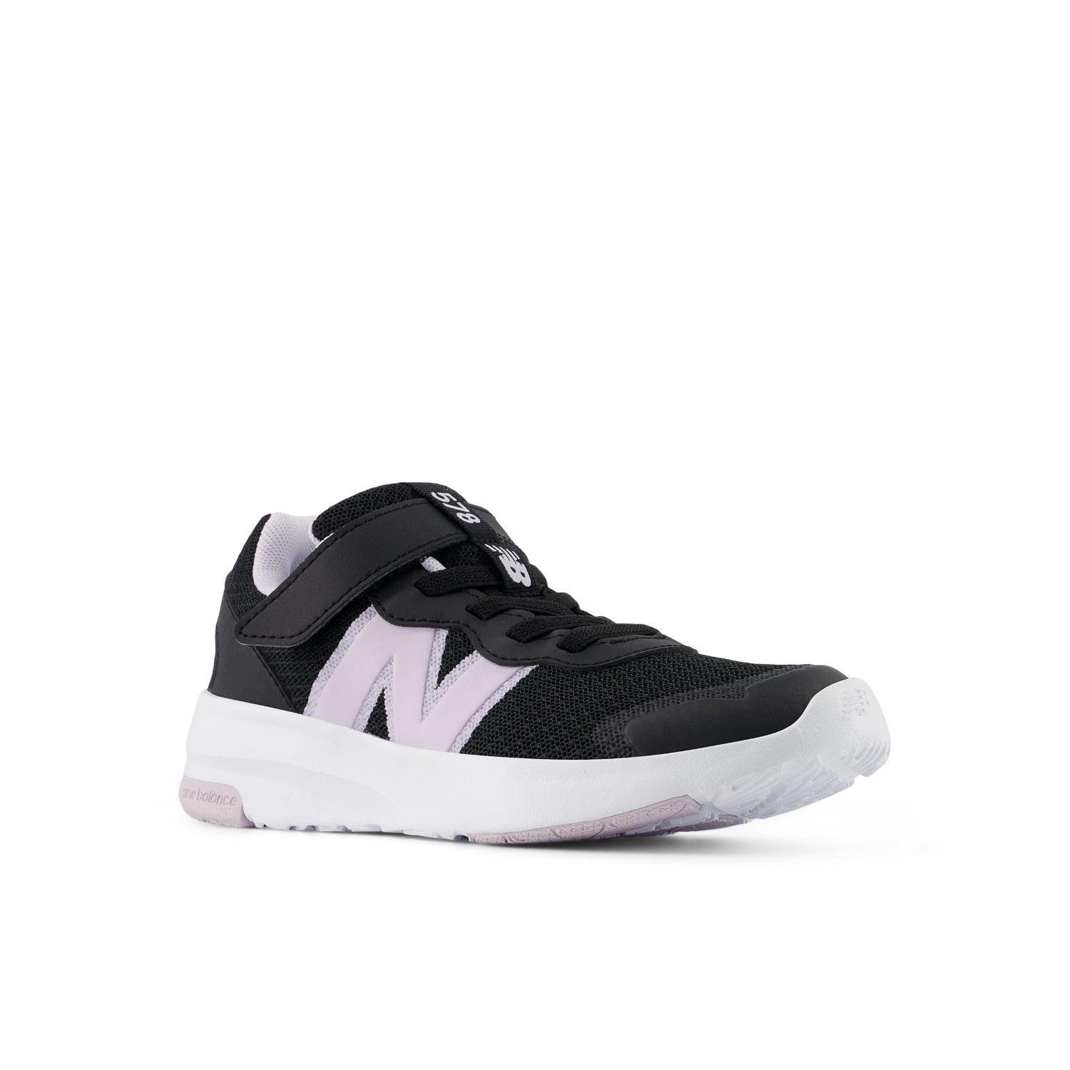 Zapatillas Running Niños New Balance 578 Negras/Rosa Claro-3