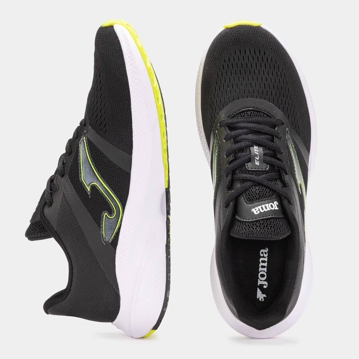 Zapatillas Running Hombre Joma Elite Negra-3