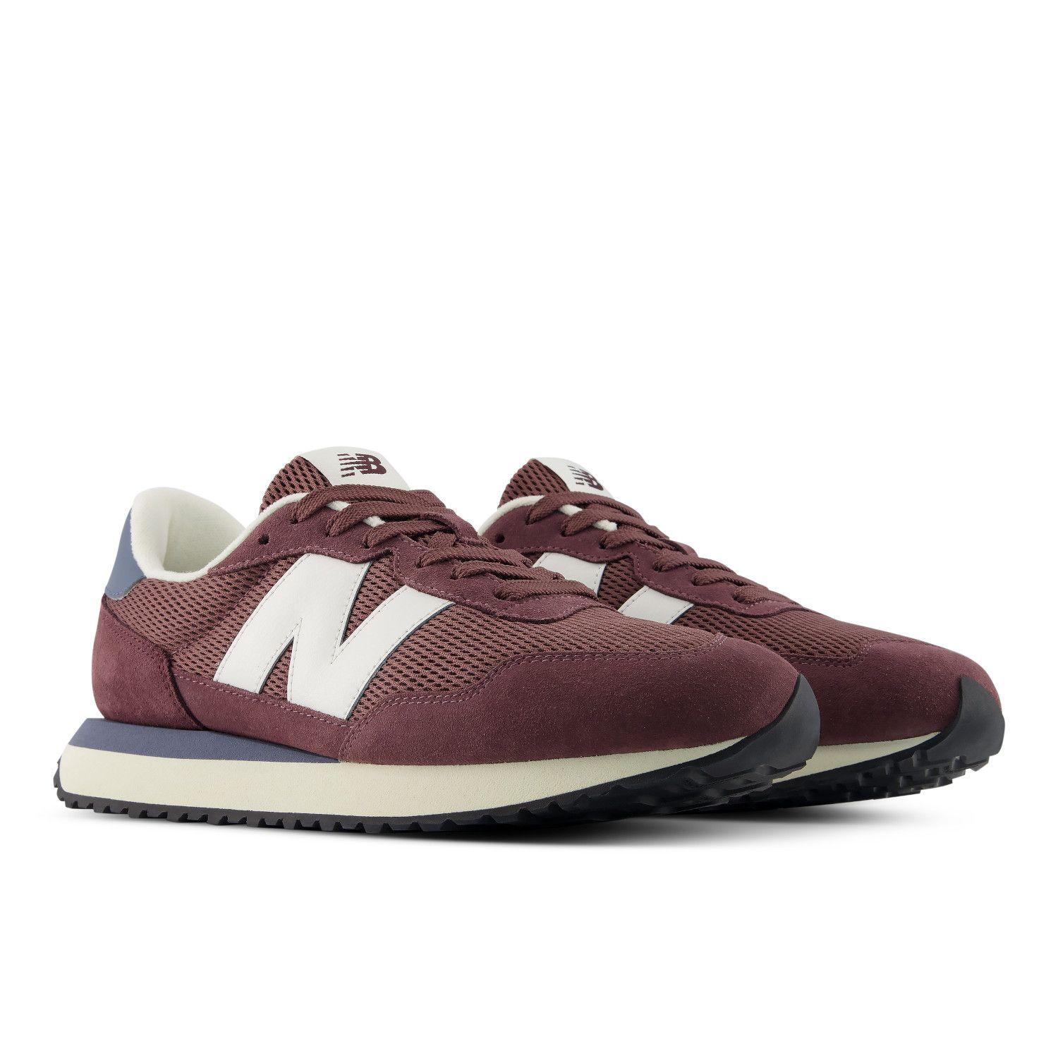 Zapatillas Urbanas Hombre New Balance 237 Burdeo/Gris-3