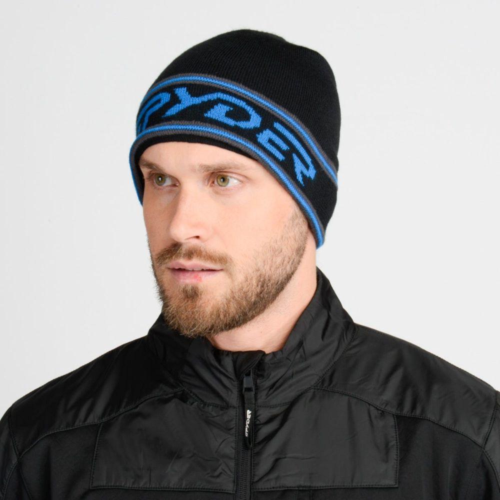 Gorro Outdoor Hombre Spyder Retro Beanie Negro-2
