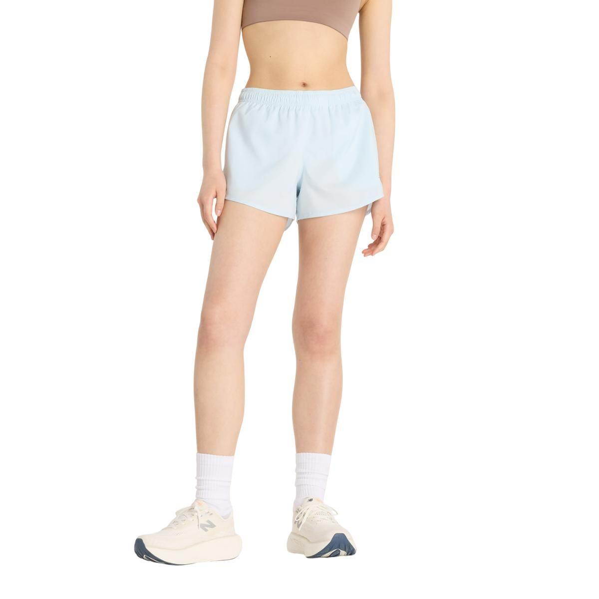 Short Mujer New Balance Sport Essentials Celeste-0