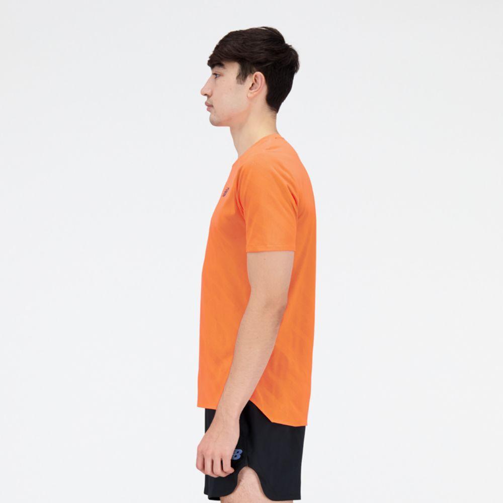 Polera Running Hombre New Balance Q Speed Jacquard Naranja-2