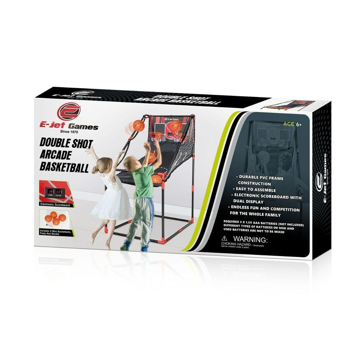 Arcade Básquetbol Spoga Double Shot Negro-4