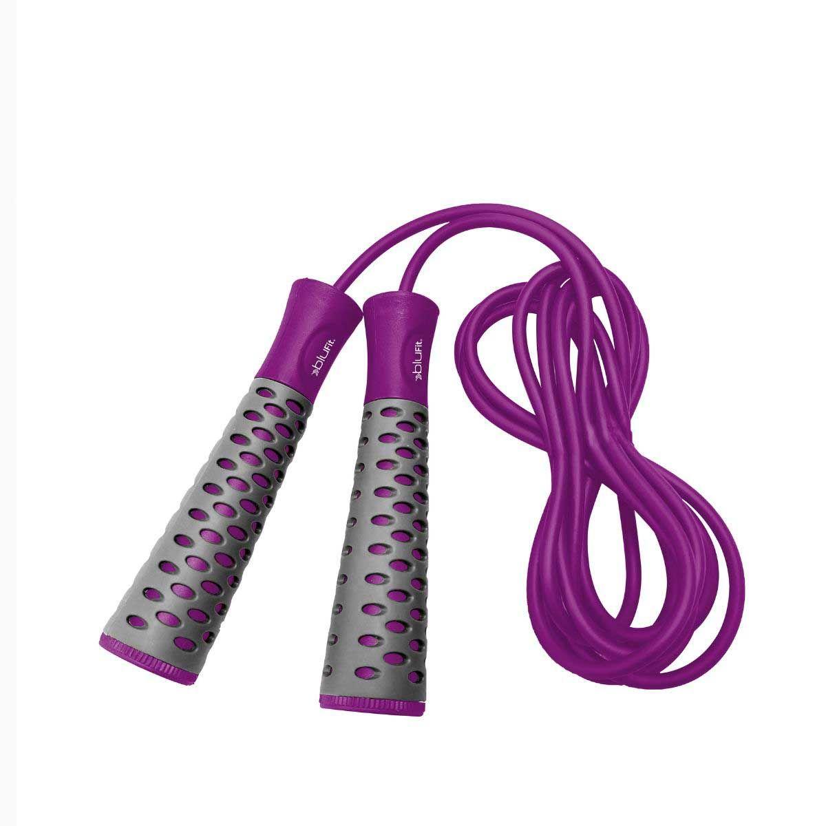 Cuerda Salto Entrenamiento Blu Fit morado-1