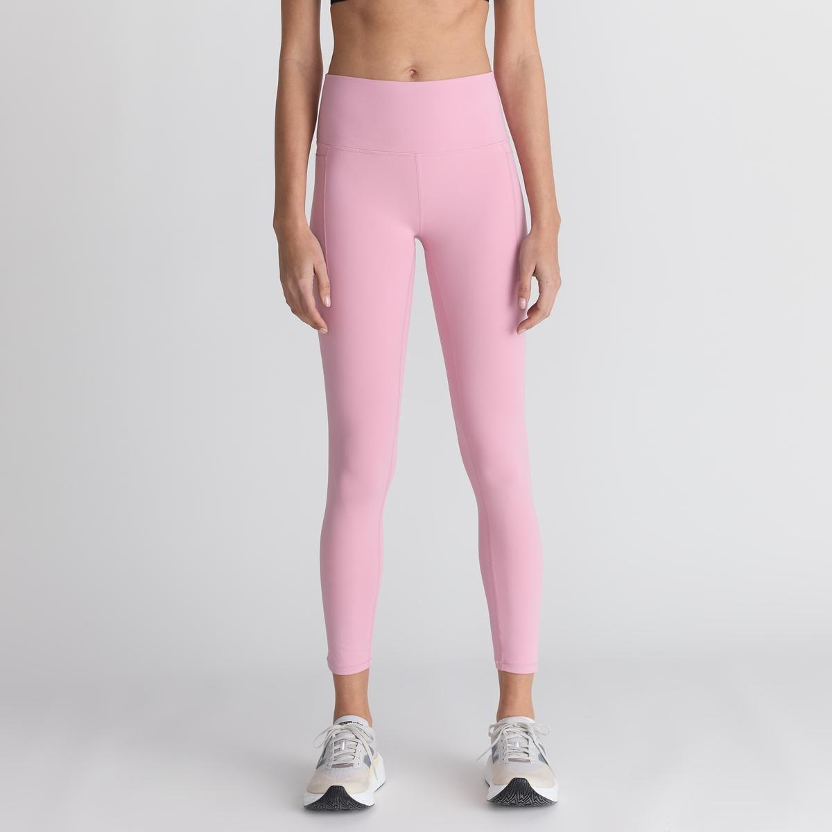 Calzas Mujer New Balance Harmony Pocket High Rise Rosada-2