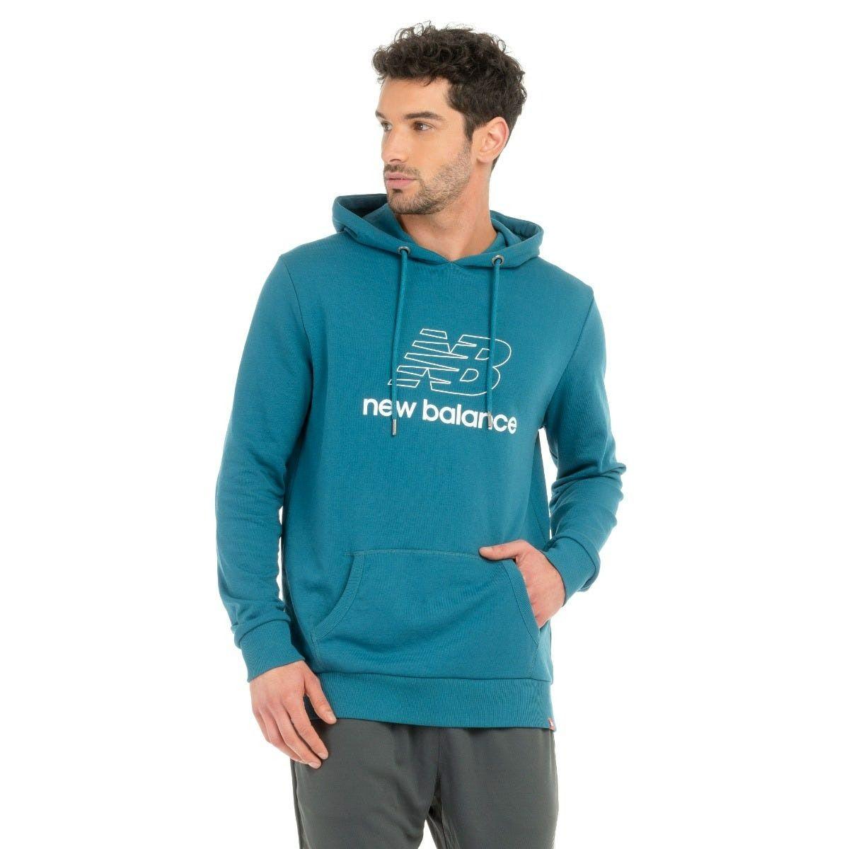 Polerón Hombre New Balance MPHL2201DM Azul Petróleo-0